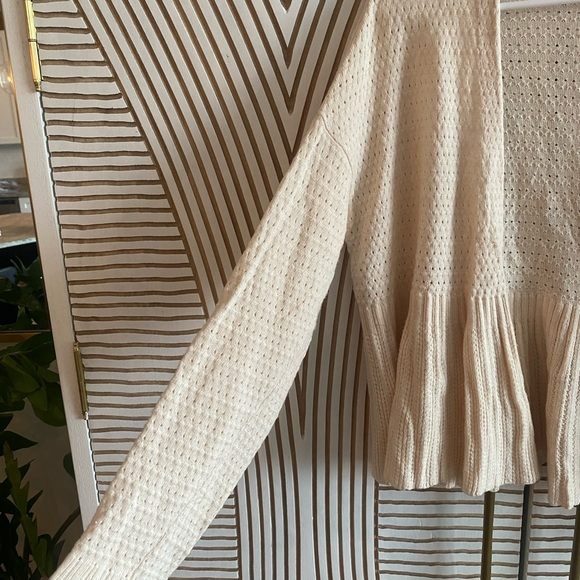 Cozy Cream Sweater from Anthropologie - Picture 3 of 5